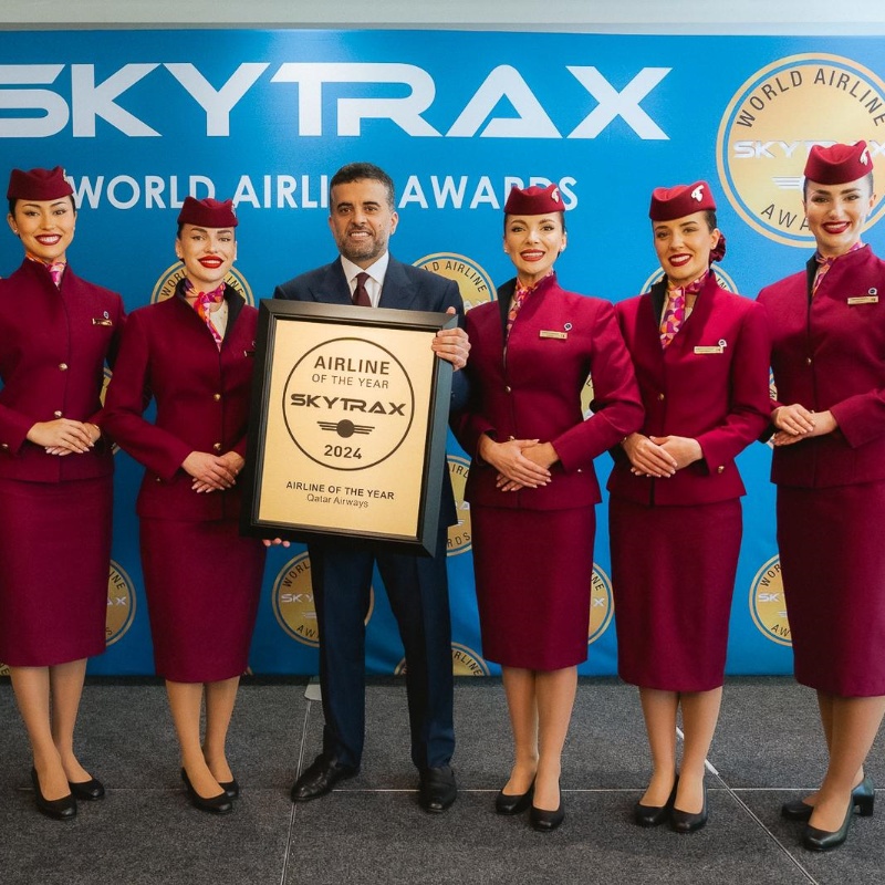 卡塔尔航空公司荣膺Skytrax“年度最佳航空公司”殊荣