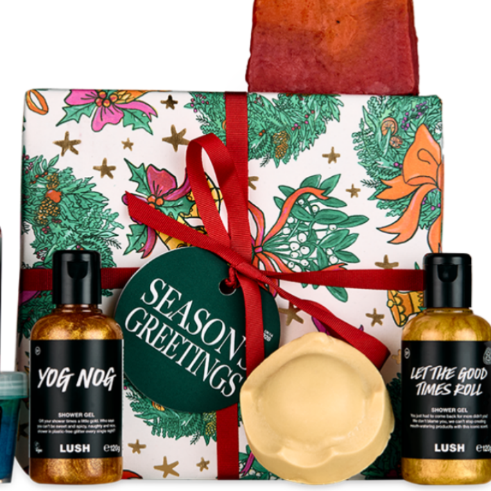 LUSH 2024 年圣诞节系列 佳节欢欣献礼 为你施展 LUSH 的圣诞送礼魔法！