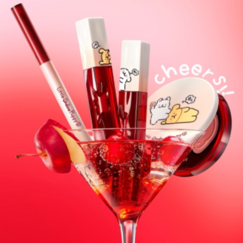 “开熏”时刻 快乐举杯 小奥汀 x 线条小狗「cheers！开熏小狗」限定彩妆系列全新上市