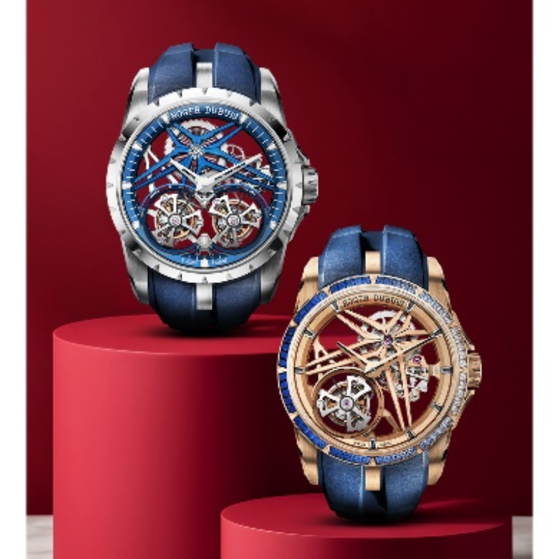 爱在时刻芯动  罗杰杜彼ROGER DUBUIS甄选情人节时计臻品