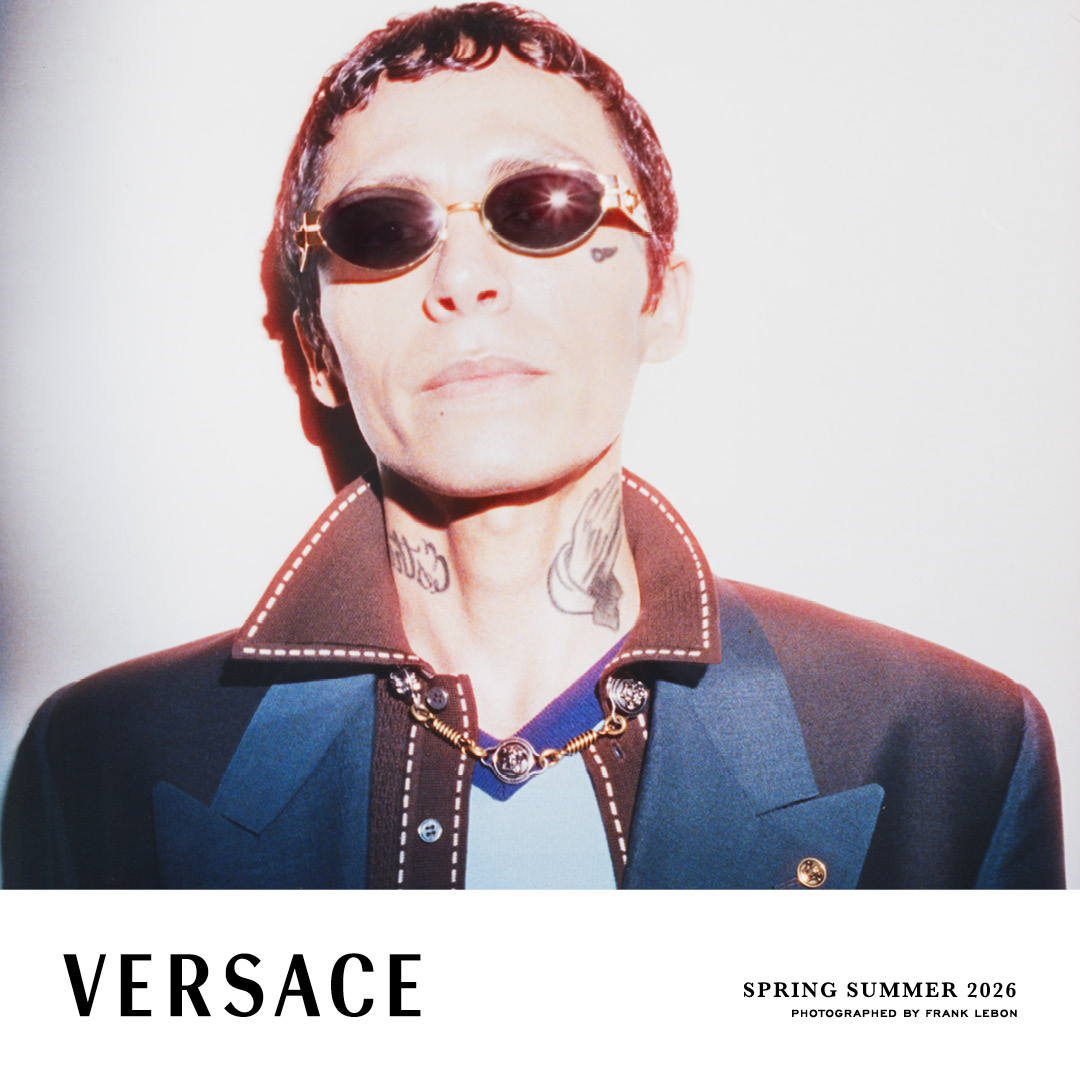 VERSACE 2026春夏系列眼镜广告大片