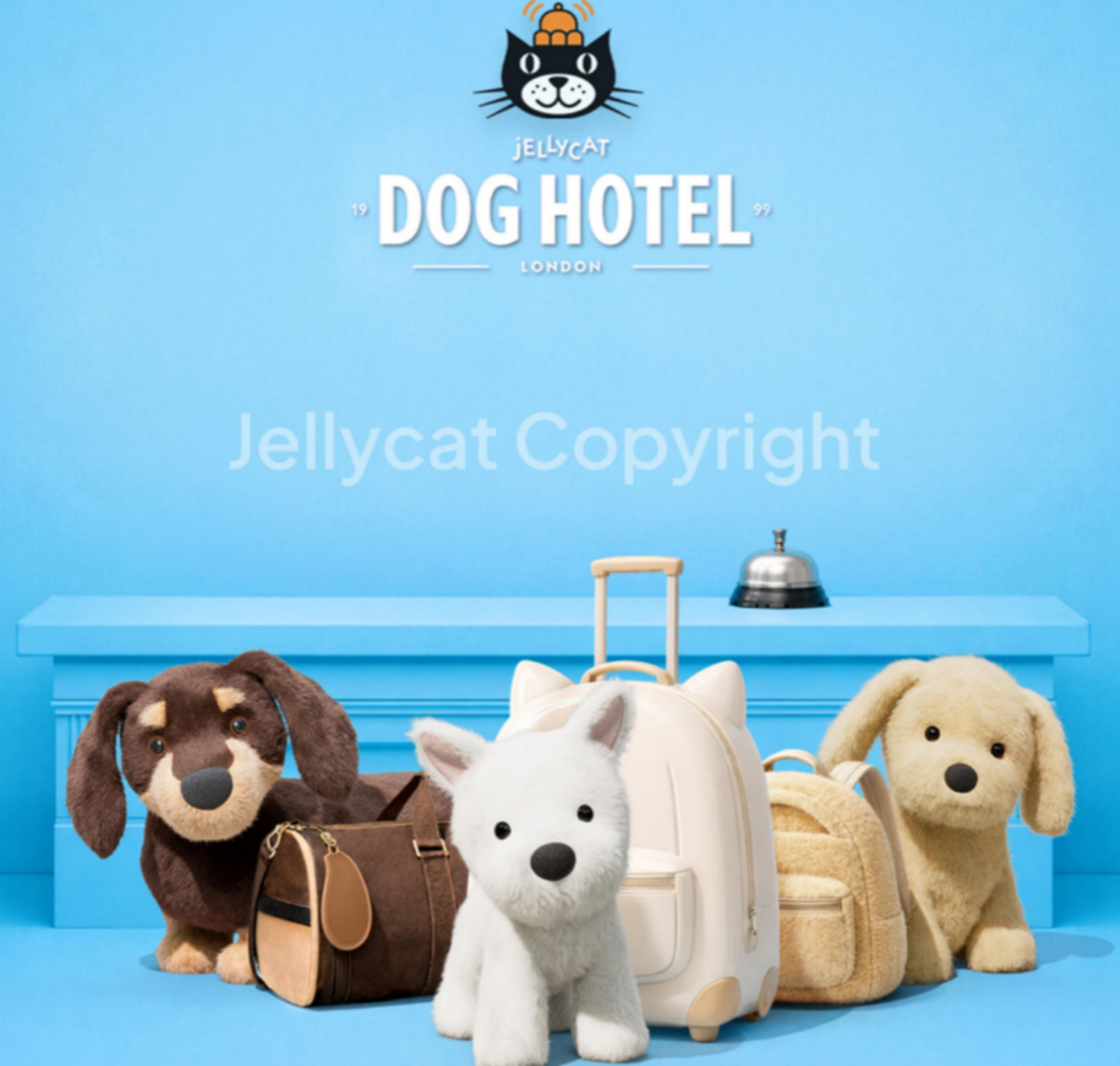 趣意启程：Jellycat Dog Hotel狗狗酒店主题店登陆成都SKP